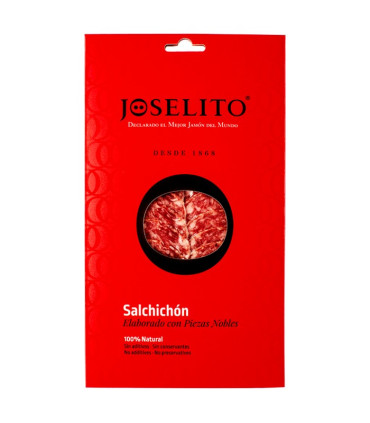 Acorn fed iberian Salchichón Joselito sliced 70 gr