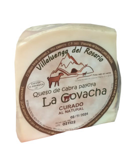 Cuña de queso curado de cabra payoya La Covacha al natural
