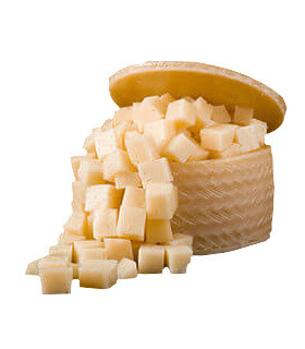 Cheese cut in small pieces 200 gr