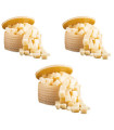 Pack 3x2 Cheese cut in small pieces