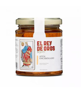 Atún de aleta amarilla encebollado