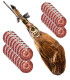 Pack de 33 sobres Jamón bellota DOP ibérico 100% loncheado 100 gr