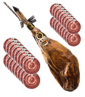 Pack de 33 sobres Jamón bellota DOP ibérico 100% loncheado 100 gr