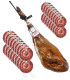 Pack 36 Acorn 100% Iberian ham sliced 100 gr